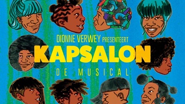 Brand New Musicals I Dionne Verwey Kapsalon De Musical (Collectief LFMC) POSTER RGB 300 Dpi 1600X1065