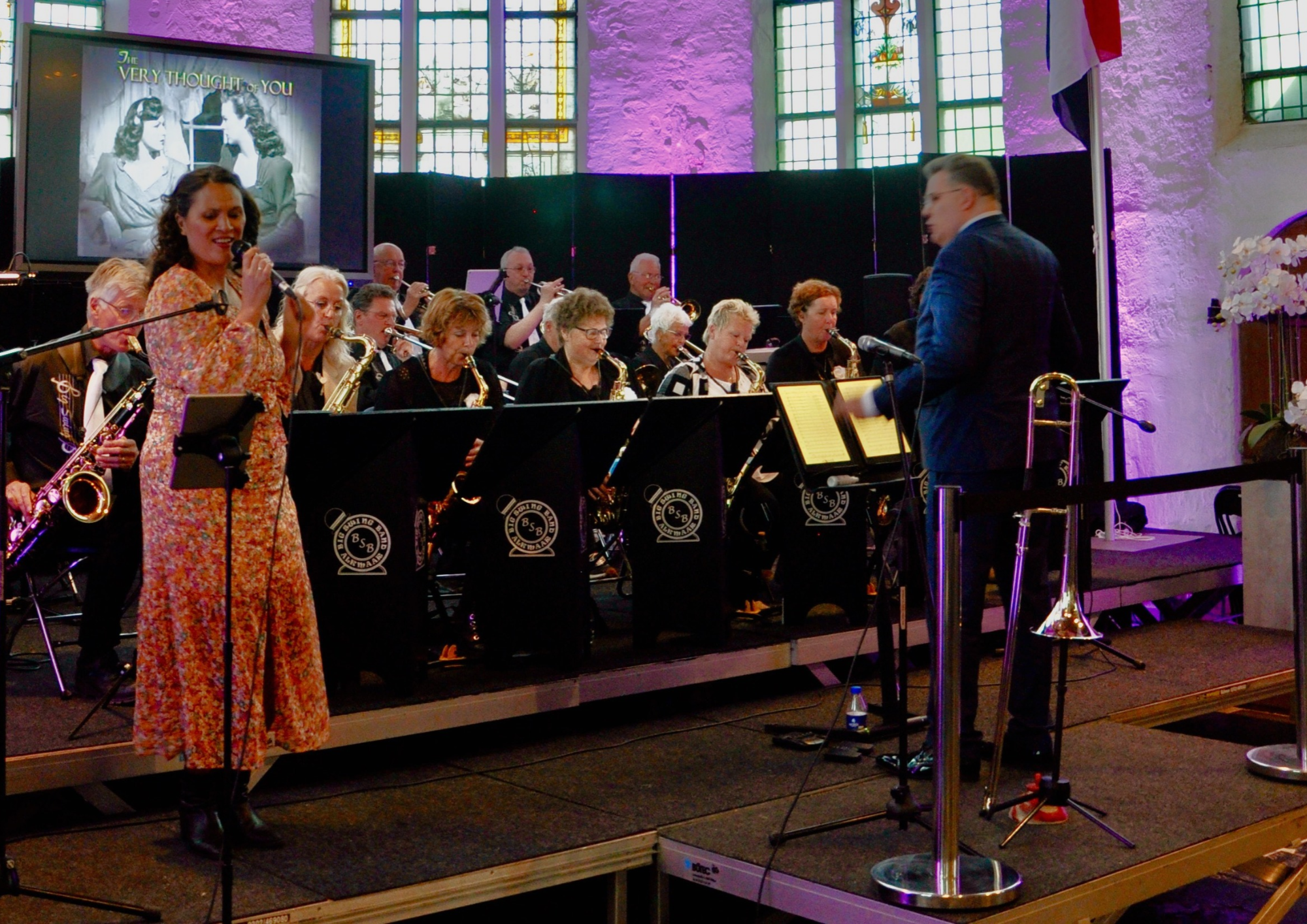 Big Swing Band Alkmaar: Jubileum concert Big Swing Band met Cor Bakker in TAQA Theater De Vest, Alkmaar