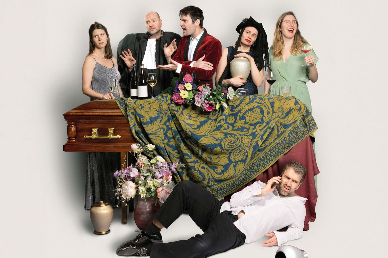 De Theatertroep: Vier Crematies en een Scheiding in TAQA Theater De Vest, Alkmaar