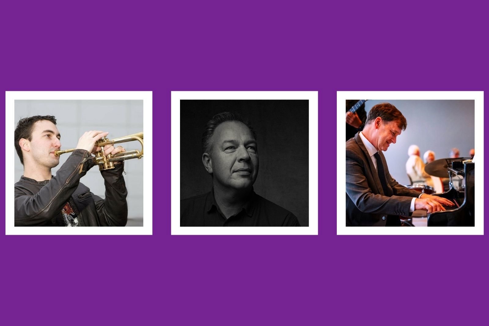Jazz Café: Rik Mol (trompet), Sjoerd Dijkhuizen (sax) & Rob van Bavel (piano): i.s.m. Marc Schenk (drums) & Kasper Kalf (bas) in TAQA Theater De Vest, Alkmaar