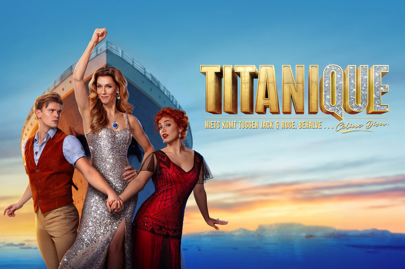 Titanique: Er komt niets tussen Jack & Rose, behalve Céline Dion! in TAQA Theater De Vest, Alkmaar