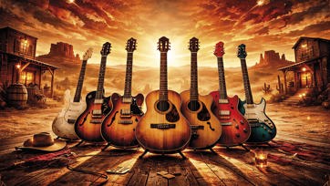 Five Great Guitars, Eric Vaarzon Morel & Mart Hillen The Magnificent Seven (Onbekend) 2 RGB 300 Dpi